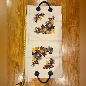 𝅺LL Bean Vintage Canvas Wood Carrier/Hauler